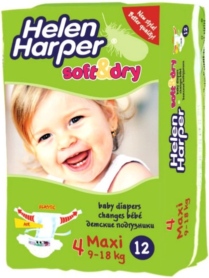 Підгузки Helen Harper Soft and Dry 4 / 12 pcs