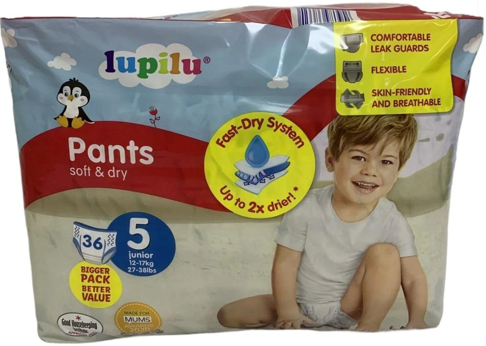 Підгузки Lupilu Soft and Dry 5 / 36 pcs
