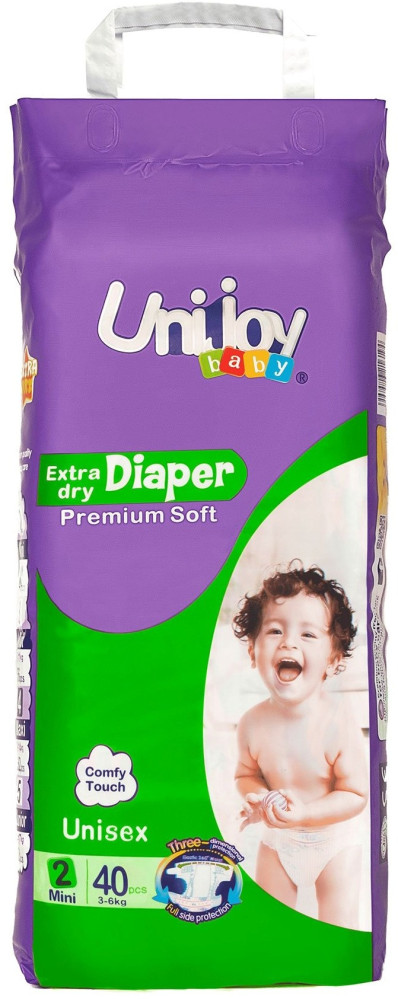 Підгузки Unijoy Premium Soft 2 / 40 pcs