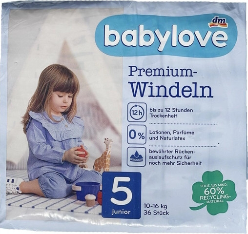 Підгузки Babylove Premium 5 / 36 pcs