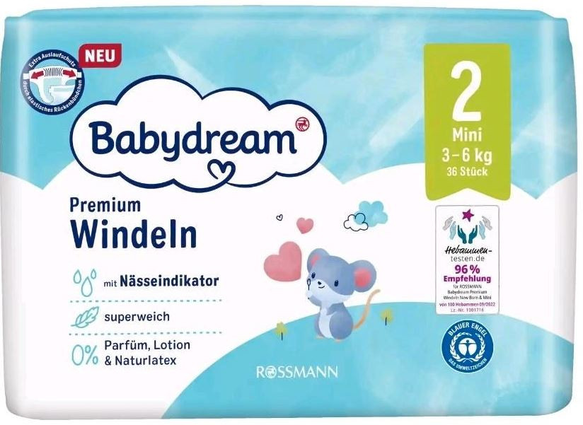 Підгузки Babydream Premium 2 / 36 pcs