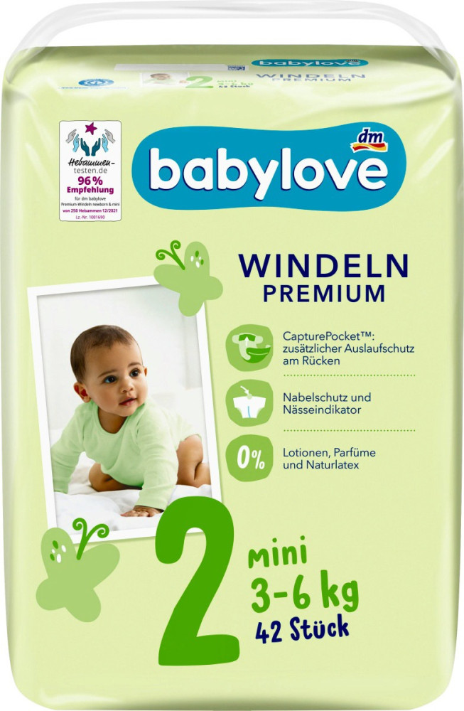 Підгузки Babylove Premium 2 / 42 pcs