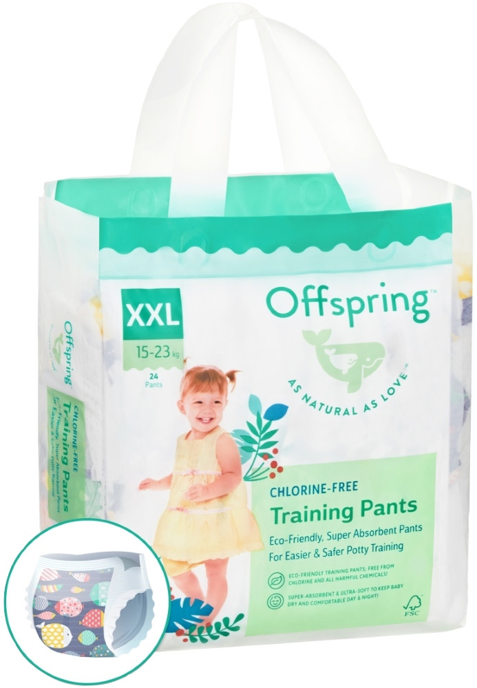 Подгузники-трусики Offspring Pants XXL / 24 pcs