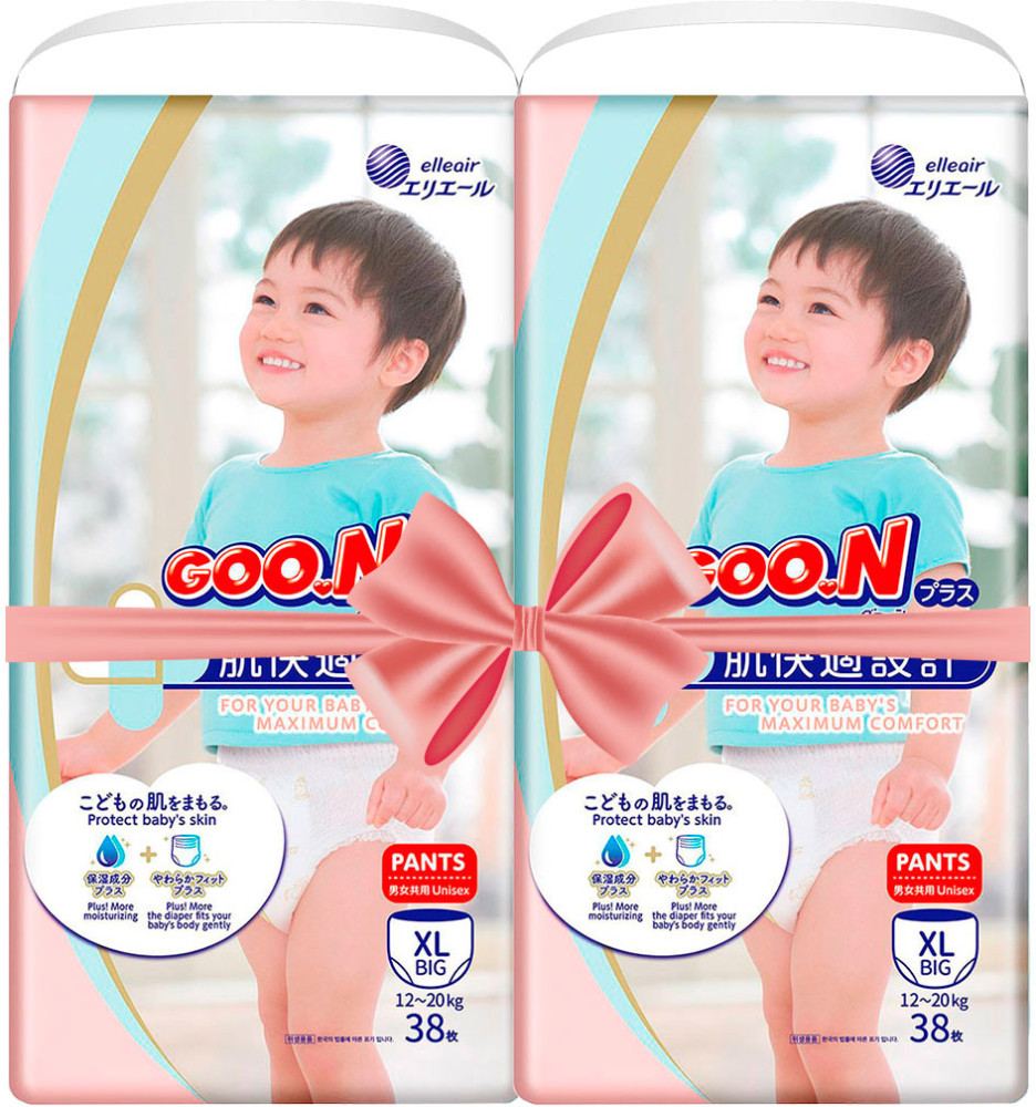Подгузники-трусики Goo.N Plus Pants XL / 76 pcs