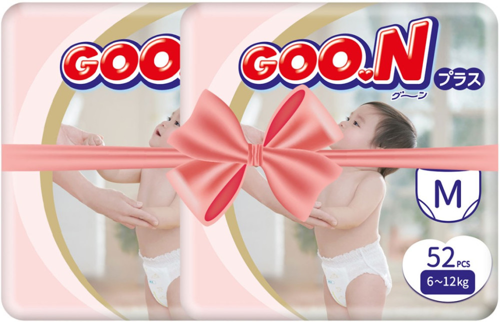 Подгузники-трусики Goo.N Plus Pants M / 104 pcs