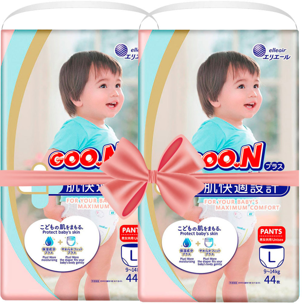 Подгузники-трусики Goo.N Plus Pants L / 88 pcs