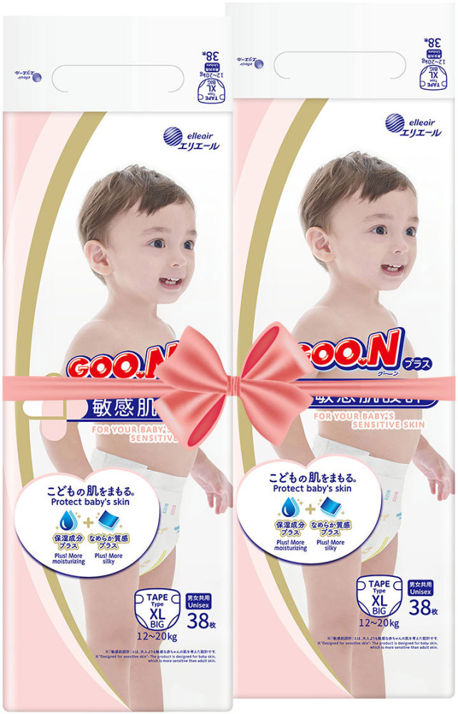 Підгузки Goo.N Plus Diapers XL / 76 pcs