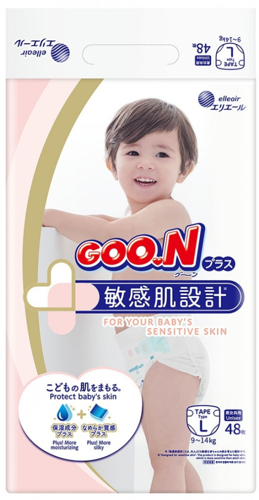 Підгузки Goo.N Plus Diapers L / 48 pcs