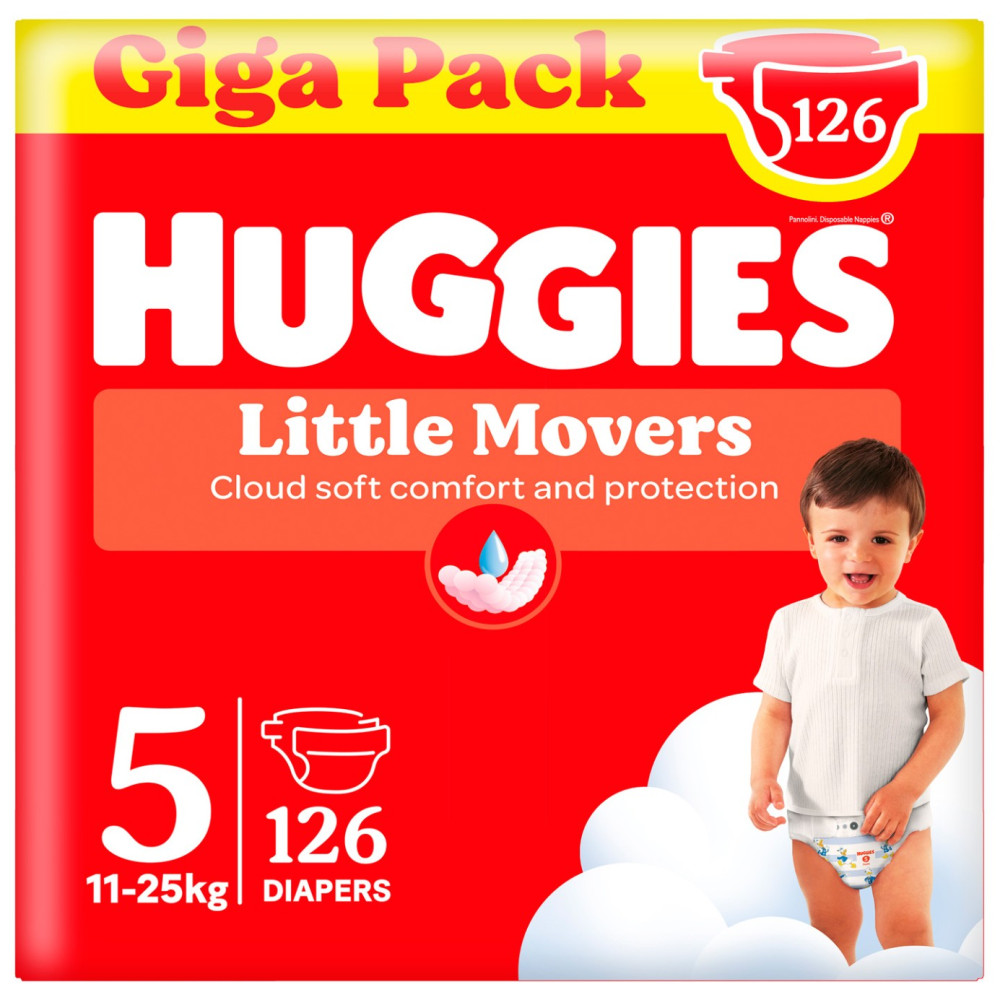 Підгузки Huggies Little Movers 5 / 126 pcs