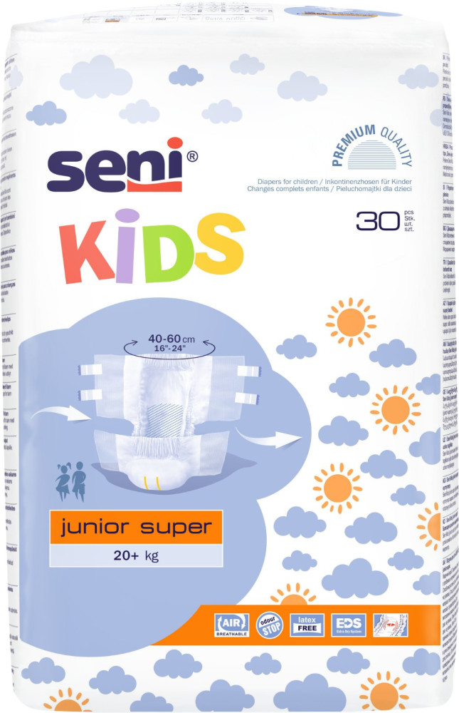 Подгузники Seni Kids Junior Super / 30 pcs