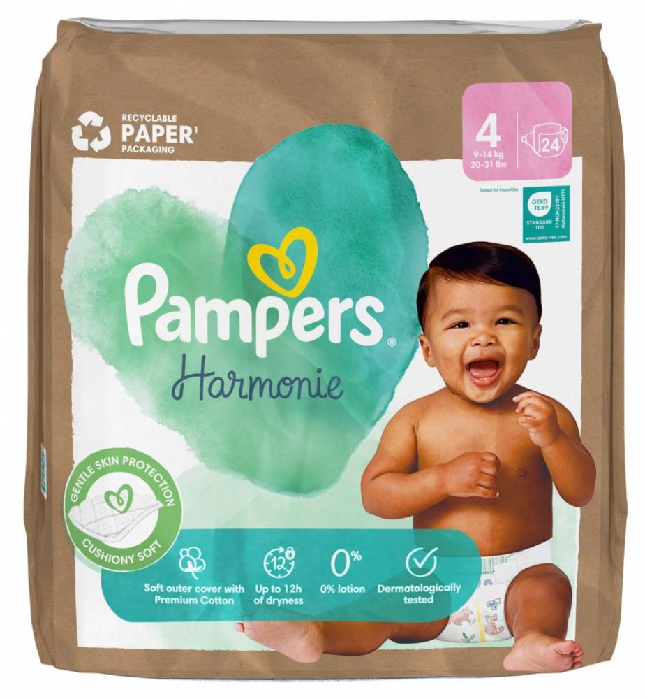 Подгузники Pampers Harmonie 4 / 24 pcs