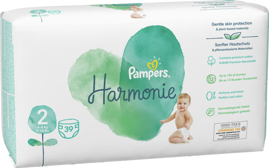 Подгузники Pampers Harmonie 2 / 39 pcs