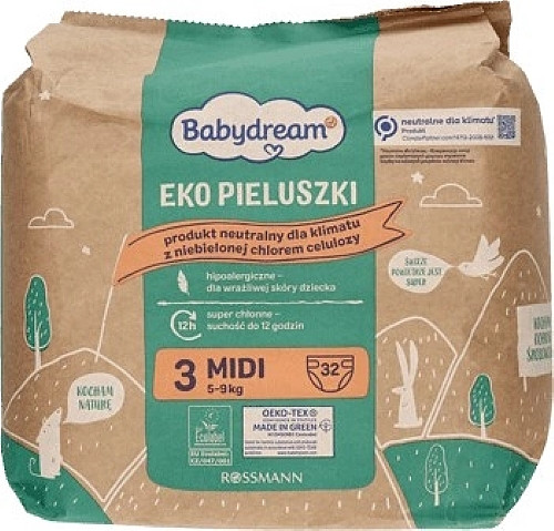 Підгузки Babydream Diapers 3 / 32 pcs