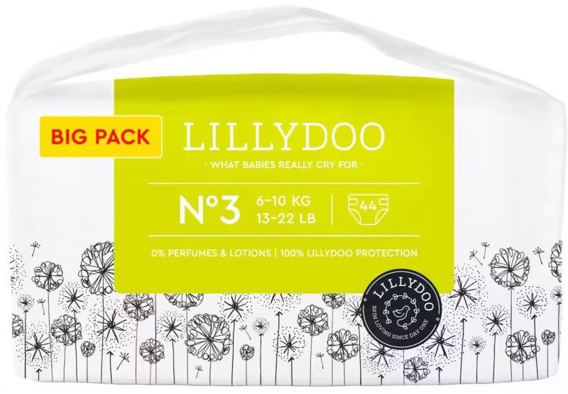 Підгузки LILLYDOO Diapers 3 / 44 pcs
