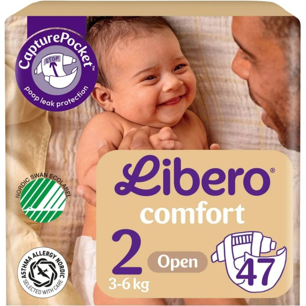 Підгузки Libero Comfort 2 / 47 pcs