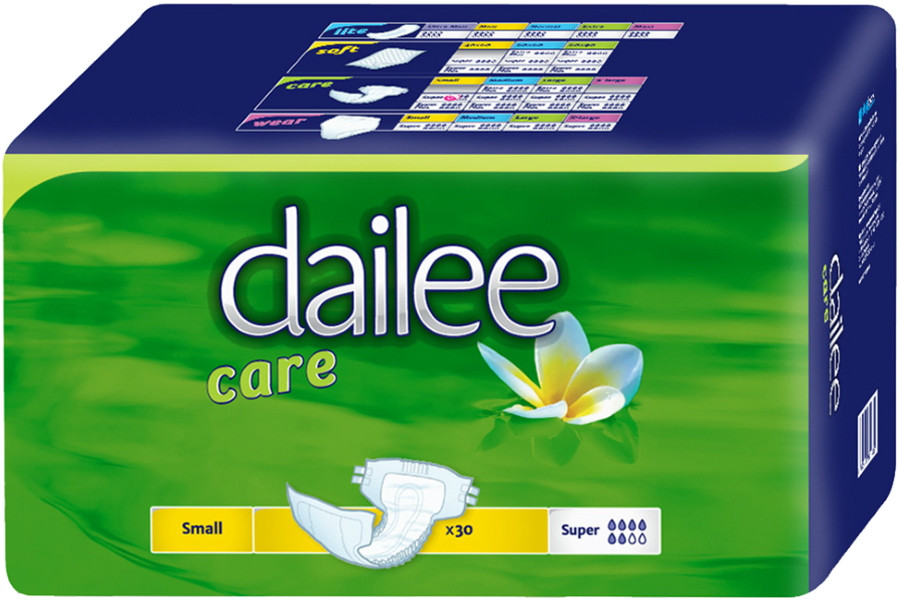 Підгузки Dailee Care Super S / 30 pcs