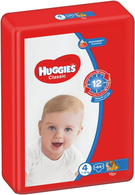 Підгузки Huggies Classic 4 / 44 pcs