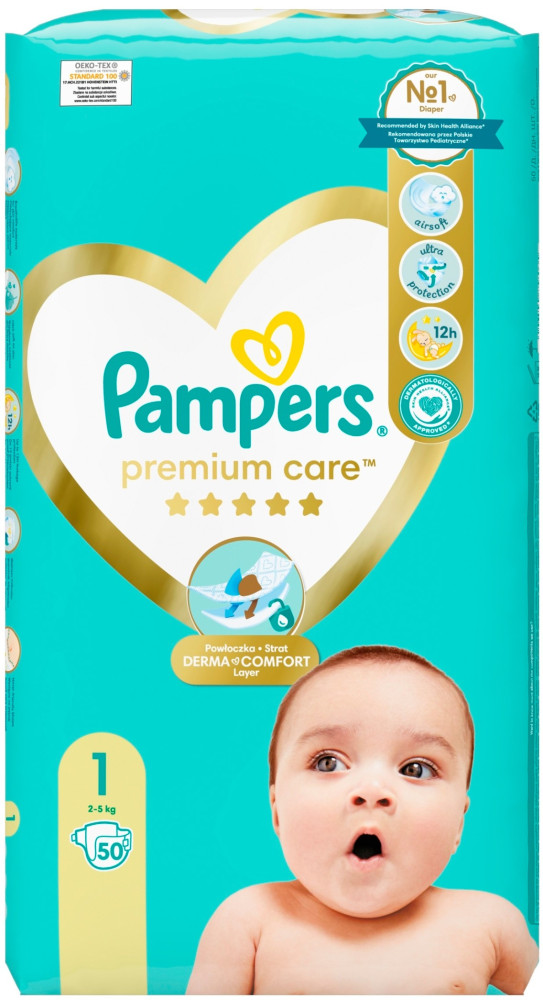 Підгузки Pampers Premium Care 1 / 50 pcs