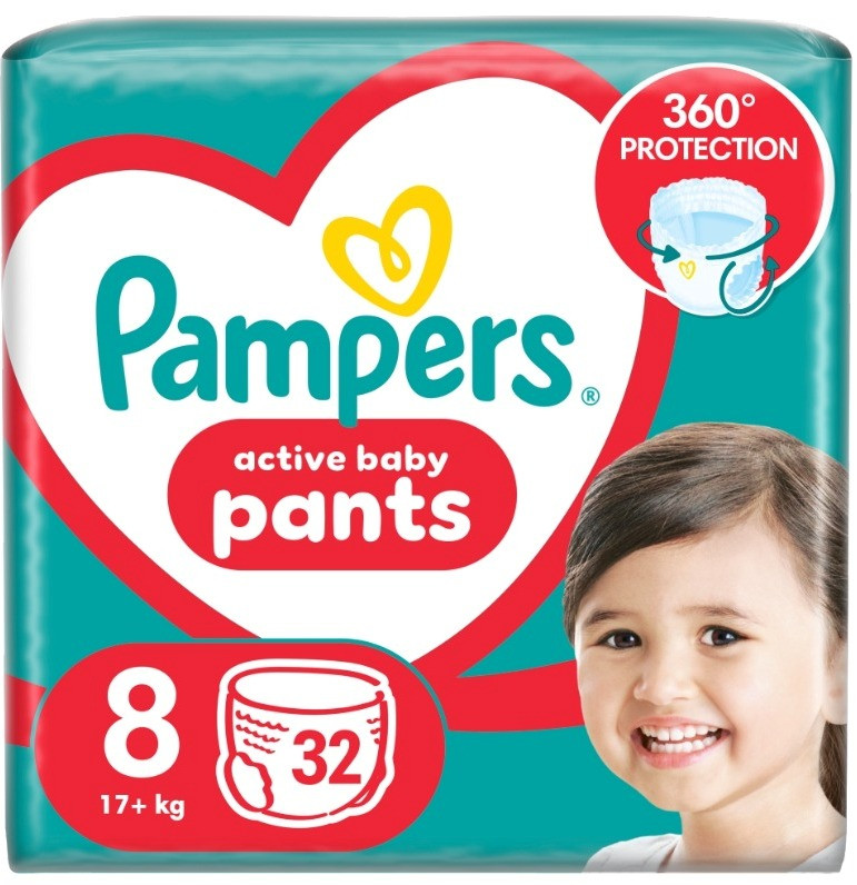 Подгузники-трусики Pampers Active Baby Pants 8 / 32 pcs