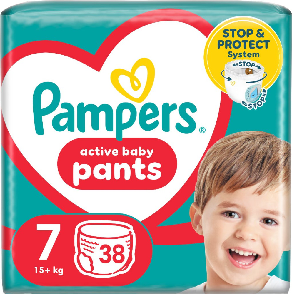 Подгузники-трусики Pampers Active Baby Pants 7 / 38 pcs