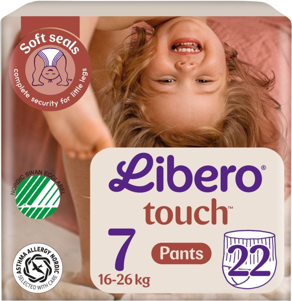 Подгузники-трусики Libero Touch Pants 7 / 22 pcs
