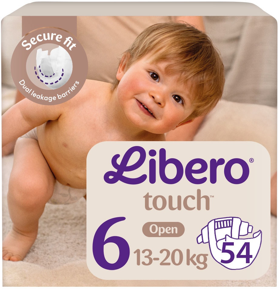 Підгузки Libero Touch Open 6 / 54 pcs