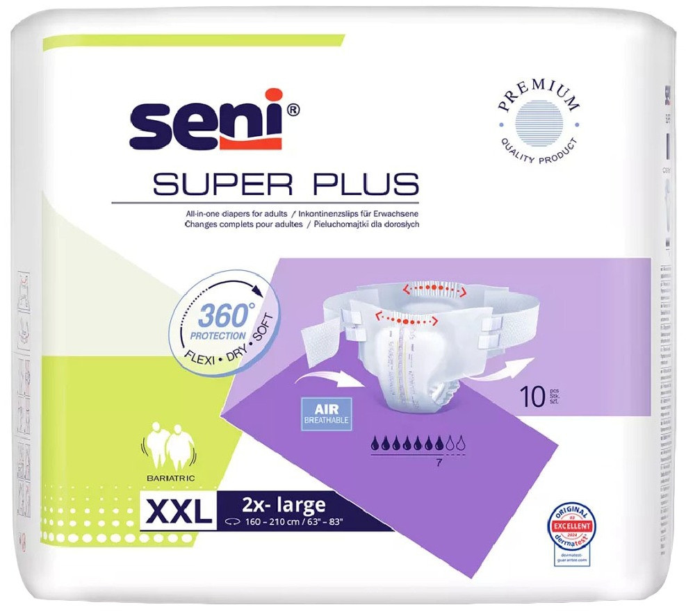 Подгузники Seni Super Plus XXL / 10 pcs