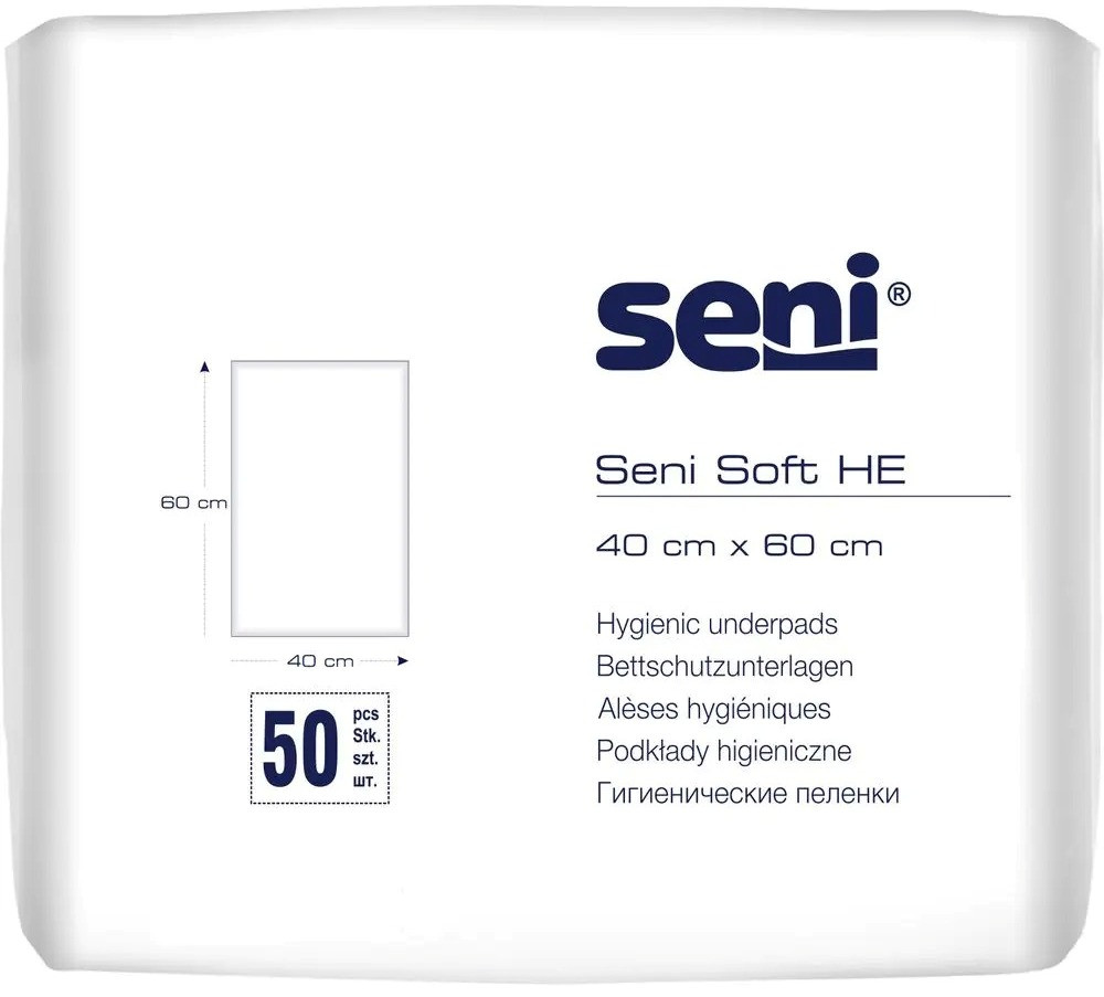 Пеленки Seni Soft HE 60x40 / 50 pcs