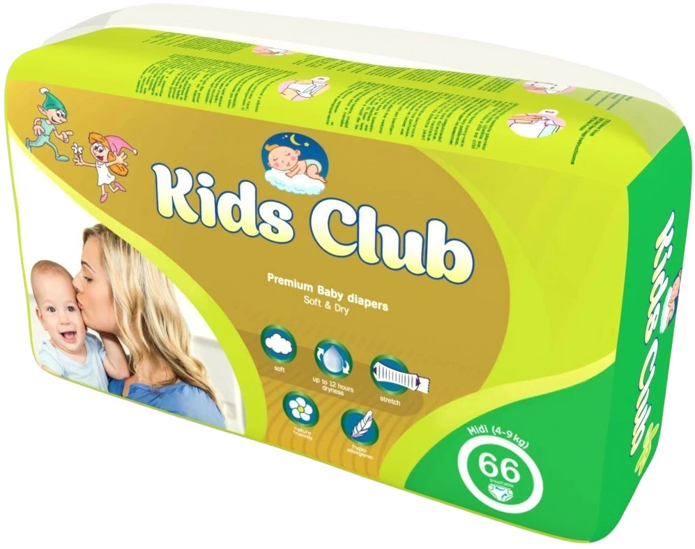 Підгузки Kids Club Soft&Dry 3 / 66 pcs