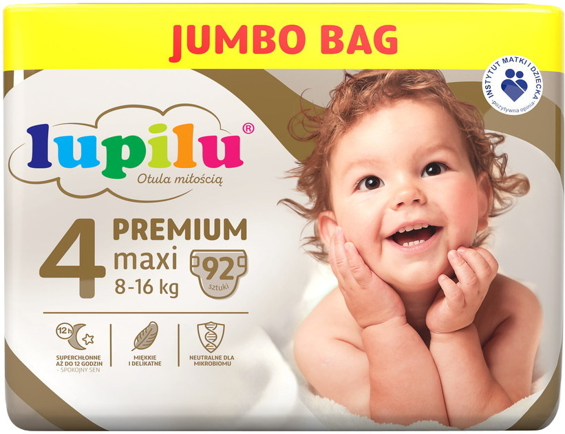 Підгузки Lupilu Premium Diapers 4 / 92 pcs