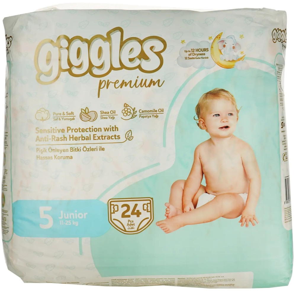 Підгузки Giggles Premium 5 / 24 pcs