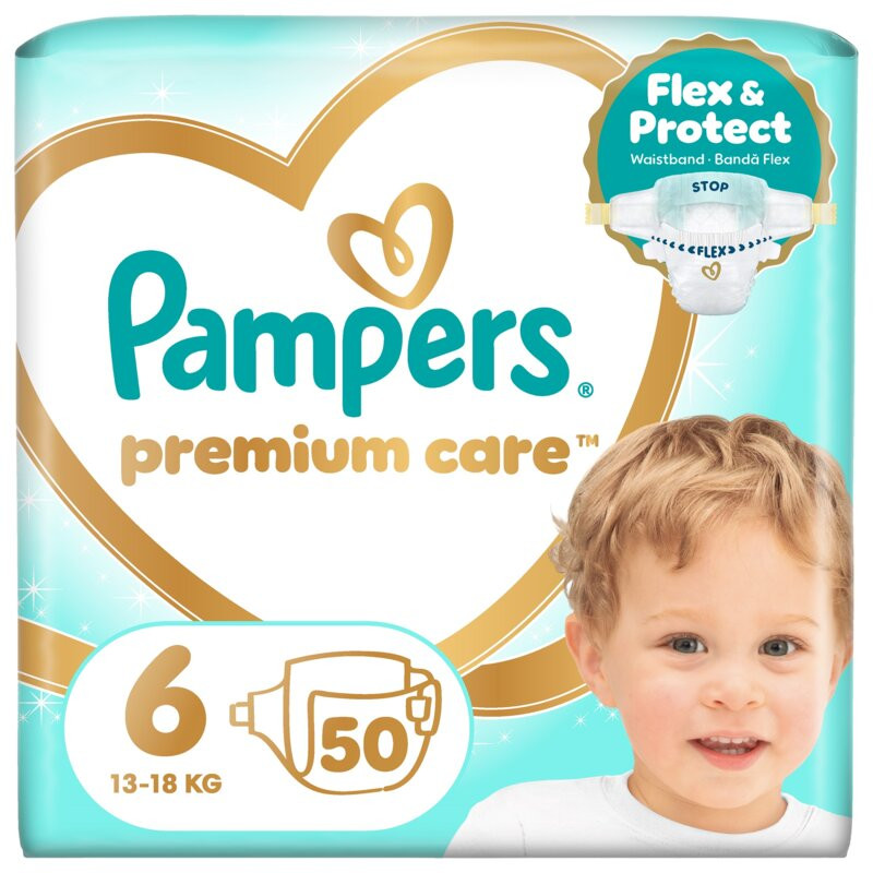 Підгузки Pampers Premium Care 6 / 50 pcs