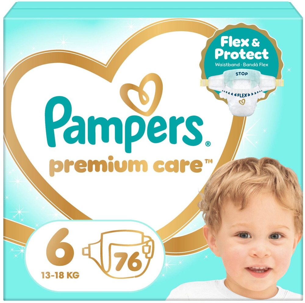 Підгузки Pampers Premium Care 6 / 76 pcs