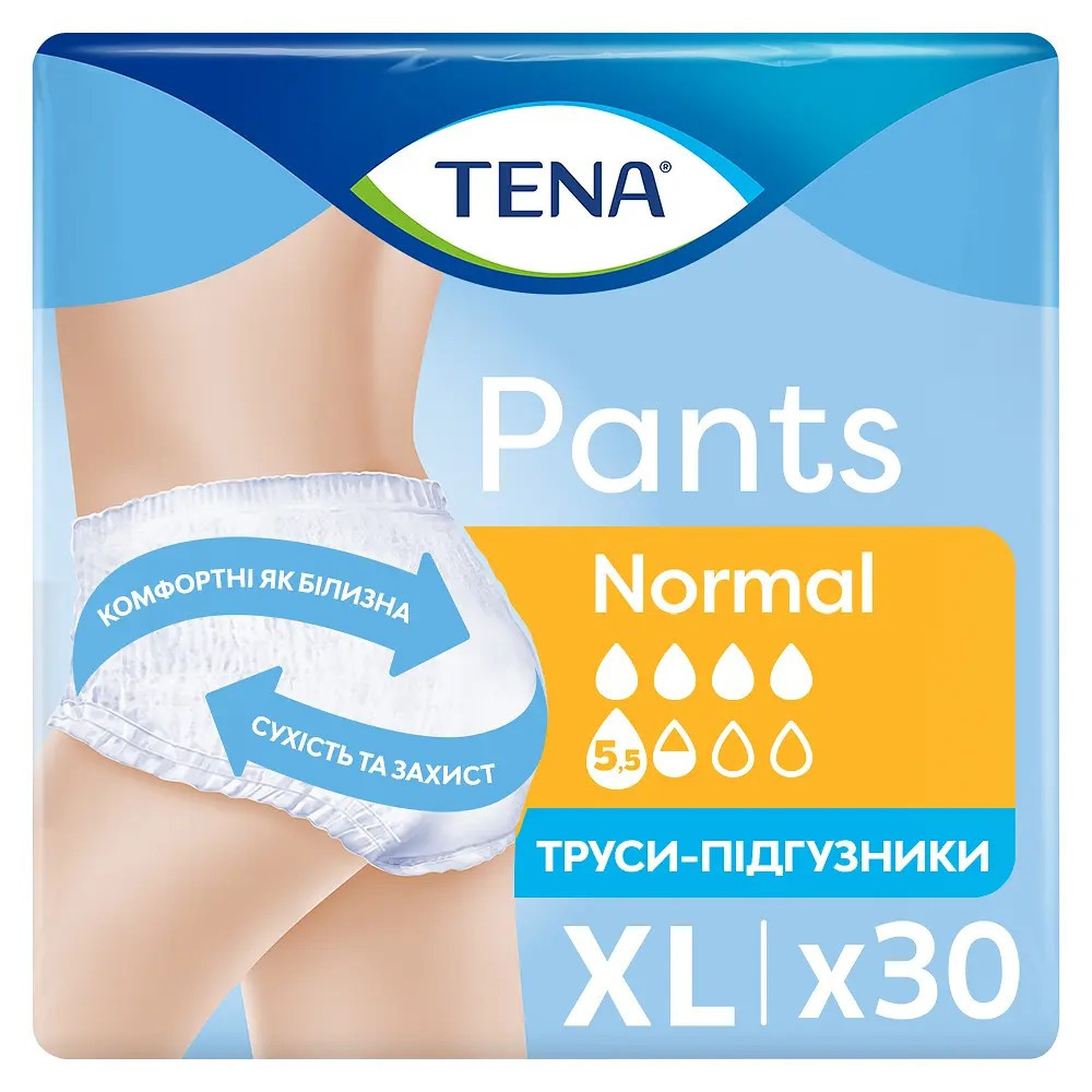 Подгузники-трусики Tena Pants Normal XL / 30 pcs