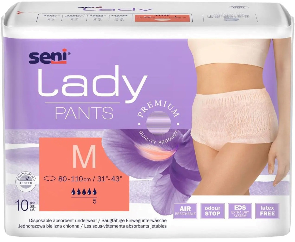 Подгузники-трусики Seni Lady Pants M / 10 pcs