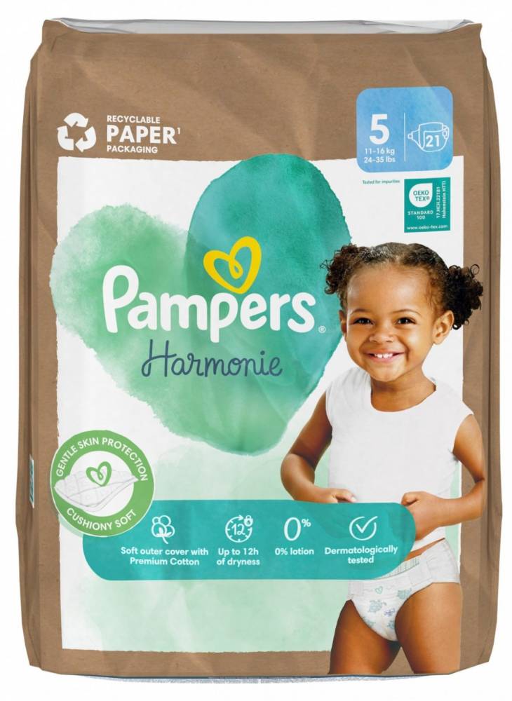 Підгузки Pampers Harmonie 5 / 21 pcs