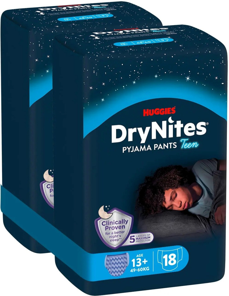 Подгузники-трусики Huggies DryNites Boy 4 / 18 pcs