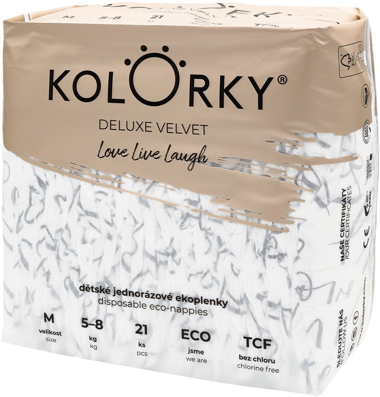 Підгузки Kolorky Deluxe Velvet M / 21 pcs
