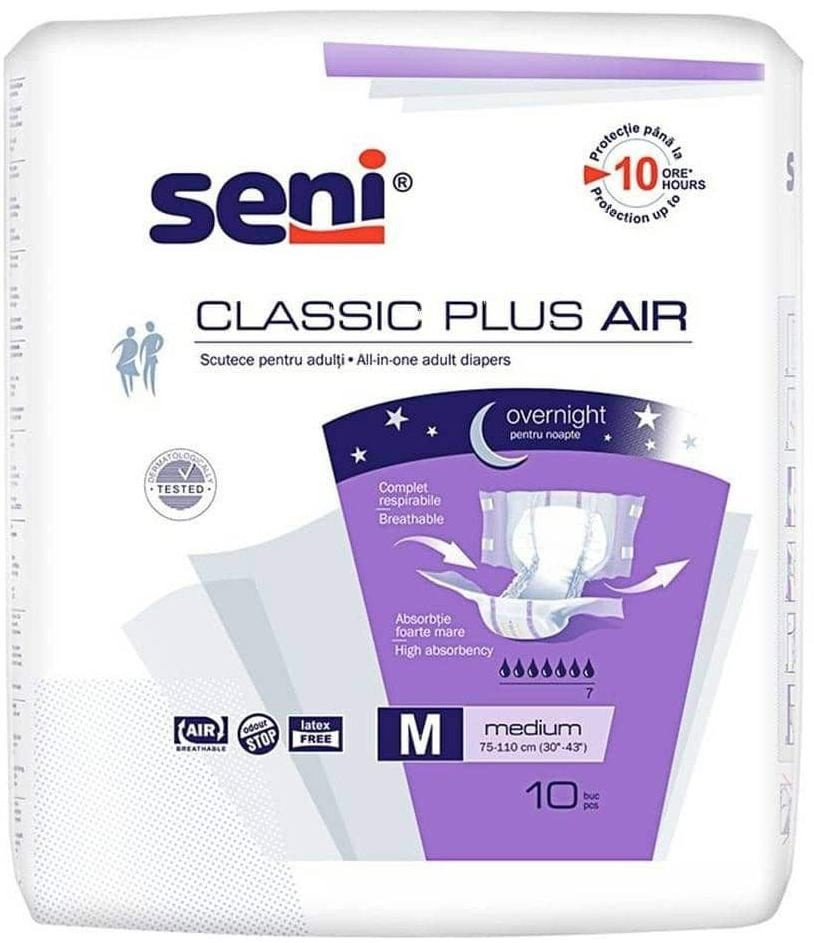 Підгузки Seni Classic Plus Air M / 10 pcs