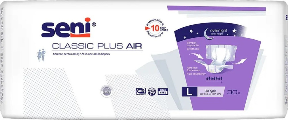Підгузки Seni Classic Plus Air L /30 pcs
