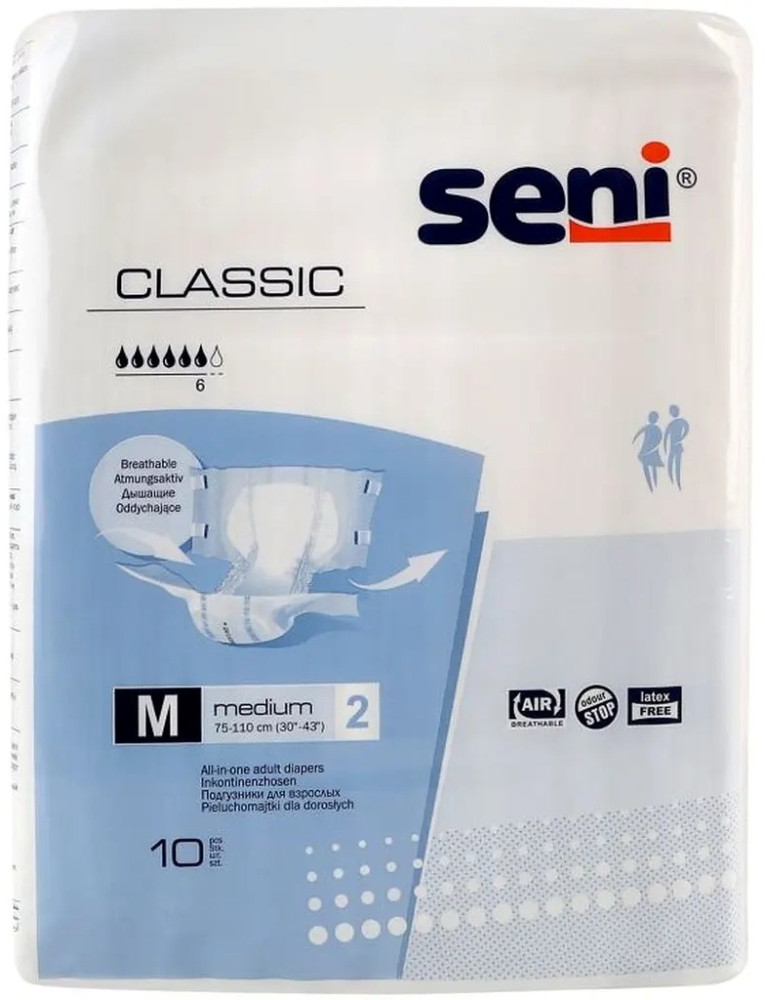 Підгузки Seni Classic M / 10 pcs