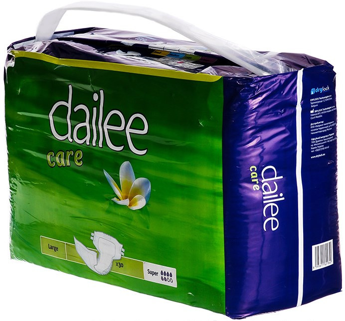 Подгузники Dailee Care Super L / 30 pcs