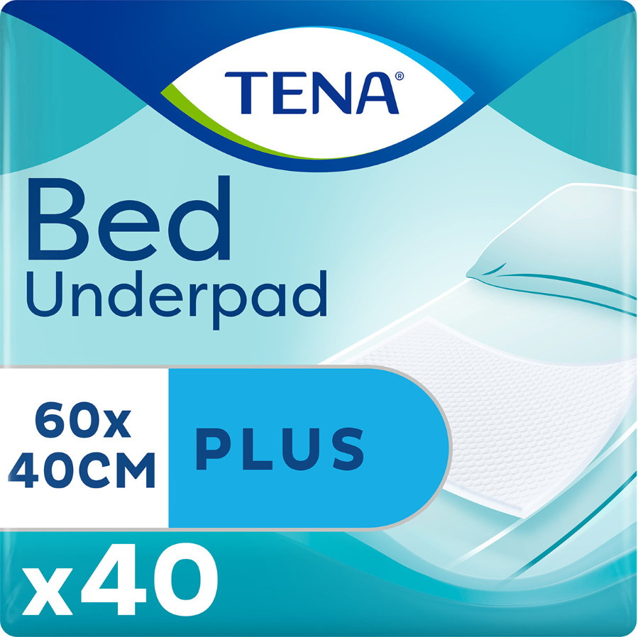 Пеленки Tena Bed Underpad Plus 40x60 / 40 pcs