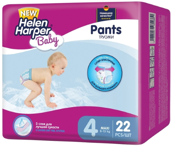 Подгузники-трусики Helen Harper Baby Pants 4 / 22 pcs