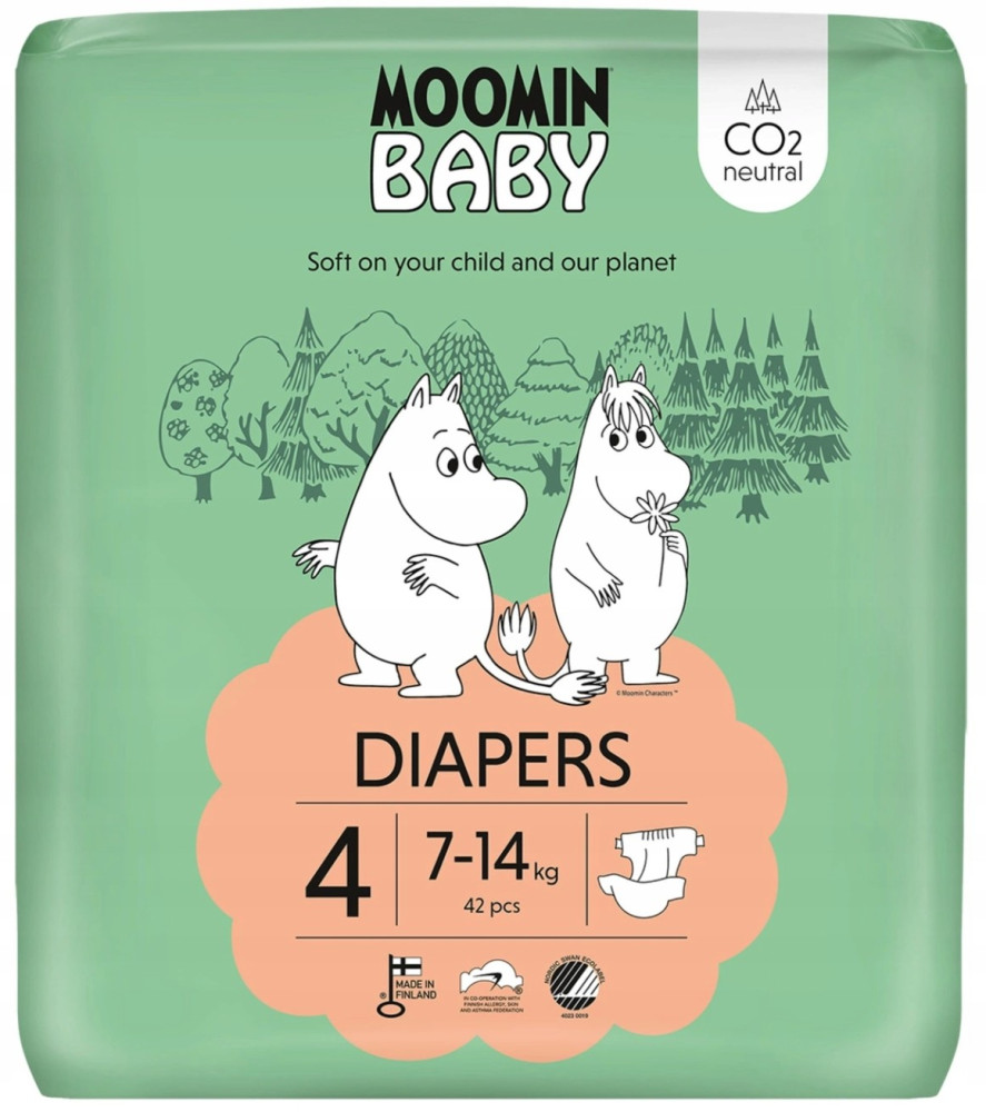 Підгузки Muumi Baby 4 / 42 pcs