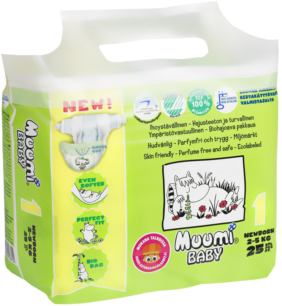 Підгузки Muumi Baby 1 / 25 pcs