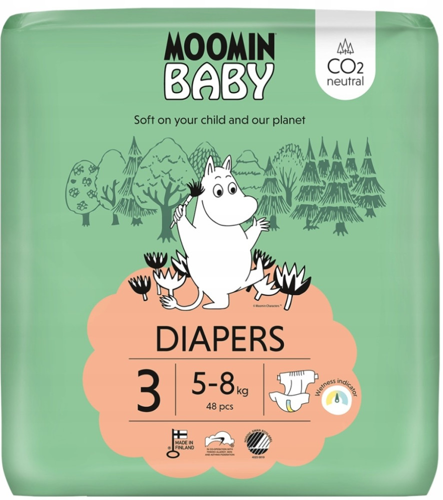 Підгузки Muumi Baby 3 / 48 pcs