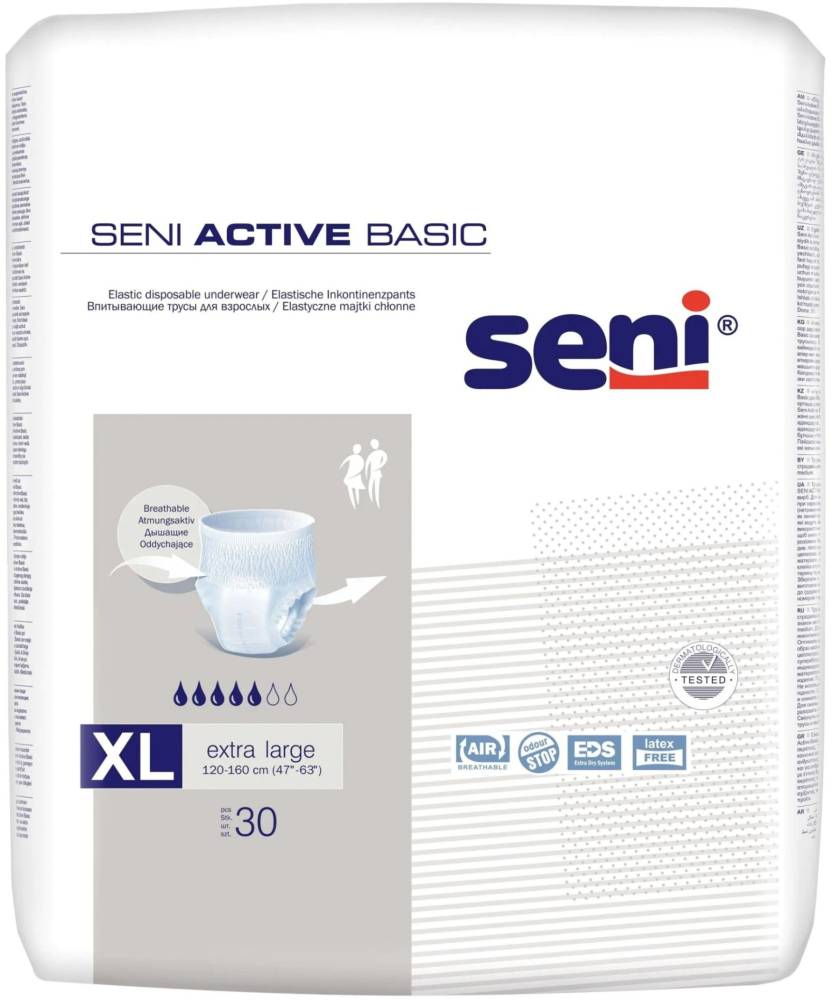 Подгузники-трусики Seni Active Basic XL / 30 pcs