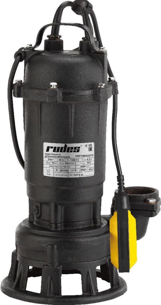 Заглибний насос Rudes DRF 1500CUTF