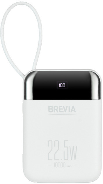 Павербанк Brevia Powerbank 10000 22.5W Type-C Lightning
